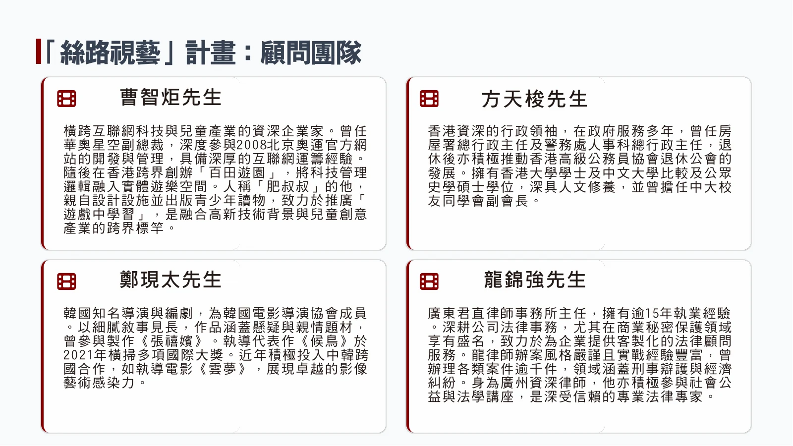 原始商業計畫投影片